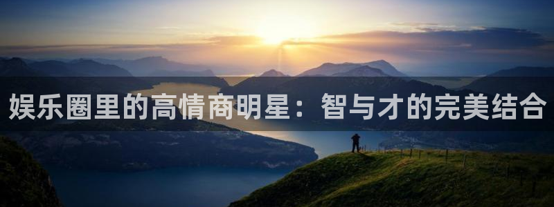 星亿娱乐注册网页版：娱乐圈里的高情商明星：智与才的完美结合